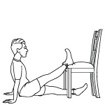 Passive Knee Extension Exercise for an MCL Injury