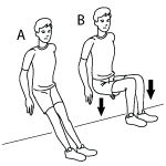 Wall Squats for an MCL Injury
